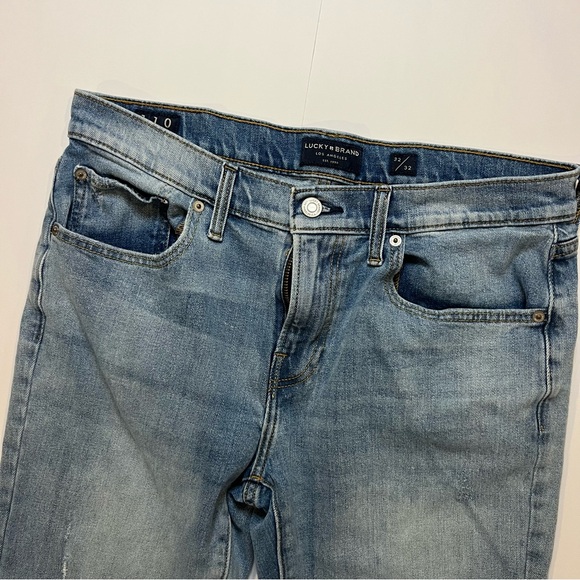 Lucky Brand Men’s Distressed Denim 710 Slim Fit Jeans Size 32/32 - Picture 5 of 10